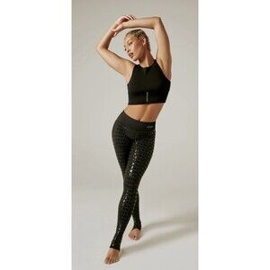 CXIX… Gecko Grip Black Pole Yoga Leggings…Sz XL